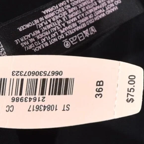 NWT Victoria Secret Black Lace Mesh Bustier Slip Size 36B Lingerie Garter Corset - Picture 4 of 9